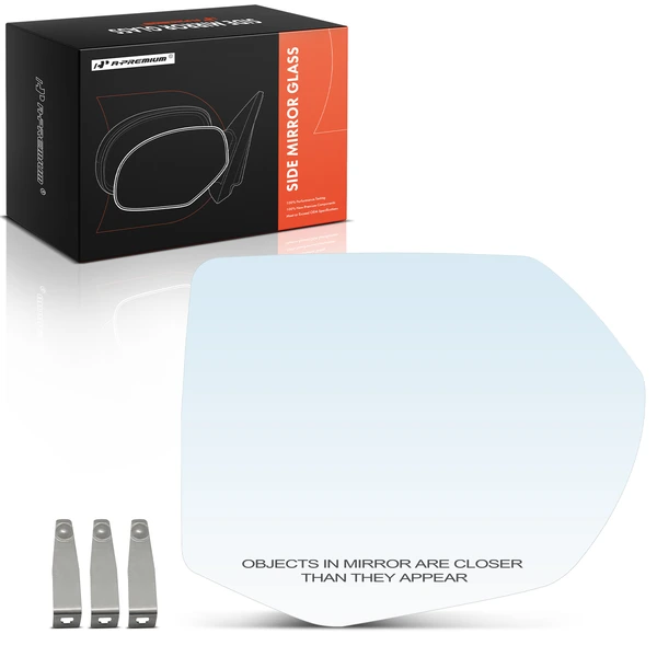 Passenger Mirror Glass Heated with Manual Folding for 2021-2024 GMC Yukon XL