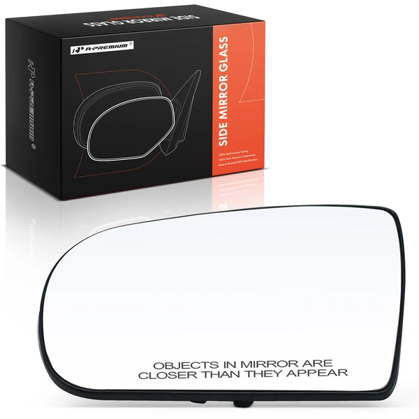 Driver Mirror Glass with Power Glass Adjust for Mercedes-Benz E320 00-03 E430