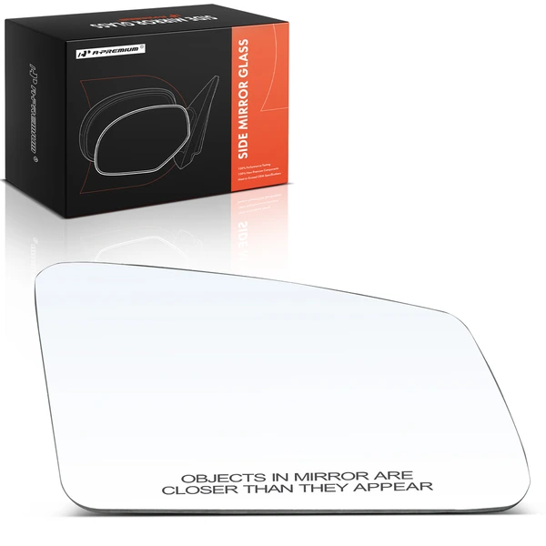 Passenger Mirror Glass with Power Glass Adjust for Mercedes-Benz CL550 E250 E400