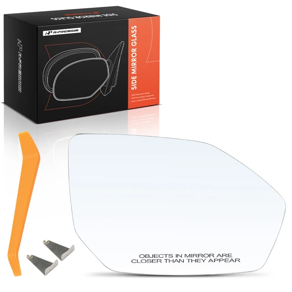 Front Passenger Power Mirror Glass with Heated for Hyundai Palisade 2020-2024