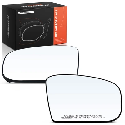 2 Pcs Driver & Passenger Mirror Glass with Heated