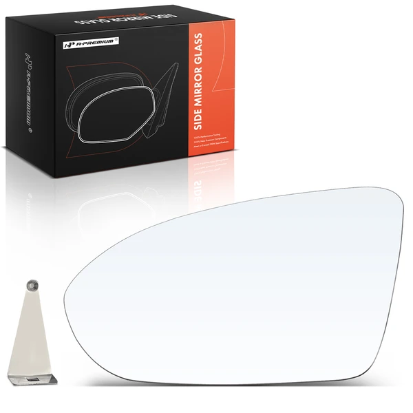 Driver Mirror Glass with Manual Adjust for Chevrolet Cruze 2016-2019