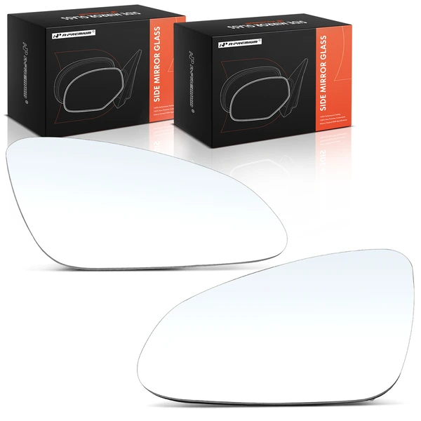 2 Pcs Mirror Glass with Manual Adjust for Buick Verano 2012-2017