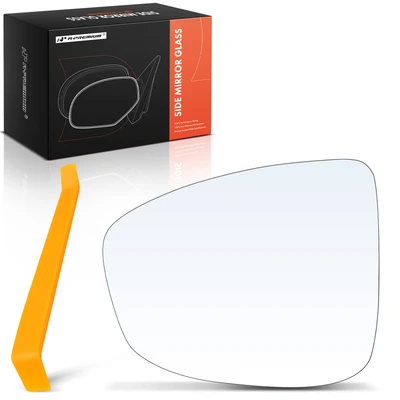 Front Driver Mirror Glass Heated