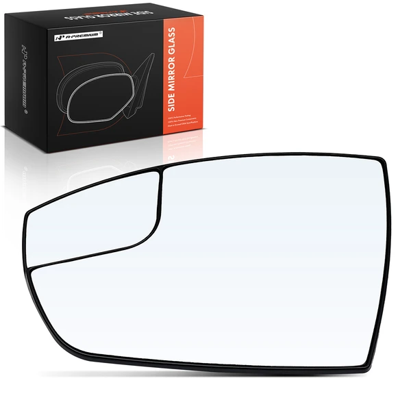 Driver Mirror Glass with Manual Adjust & Spotter Glass for 2013-2016 Ford Escape
