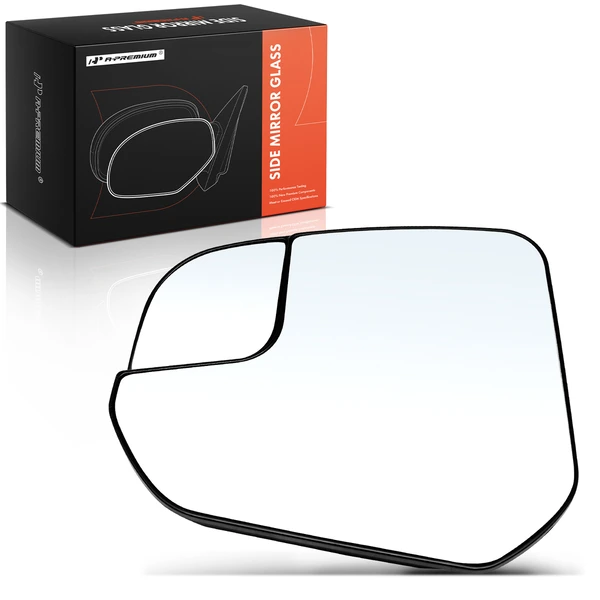 Driver Mirror Glass with Manual Glass Adjust for Ford Transit Connect 2014-2018