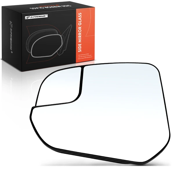 Driver Mirror Glass with Power Glass Adjust for Ford Transit Connect 2014-2022