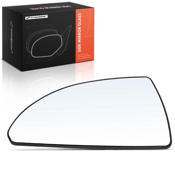 Driver Mirror Glass with Power Adjust for 2006-2013 Chevrolet Impala
