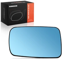 Driver Blue Mirror Glass with Power Adjust for 2002-2005 BMW 745i