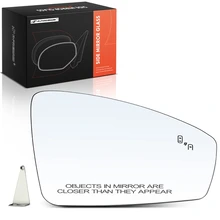 Passenger Mirror Glass with Power Adjust