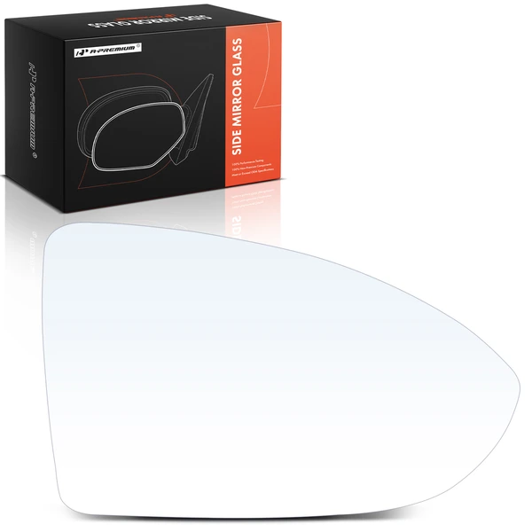 Passenger Mirror Glass with Power Adjust for Volkswagen Golf GTI e-Golf