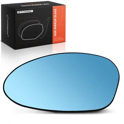 Driver Blue Mirror Glass with Power Adjust