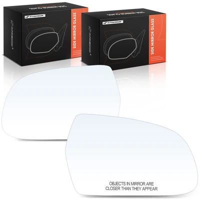 2 Pcs Driver & Passenger Mirror Glass with Heated