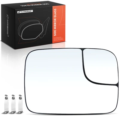 Passenger Mirror Glass with Spotter Glass