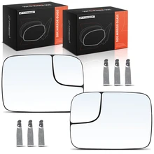 2 Pcs Mirror Glass with Spotter Glass