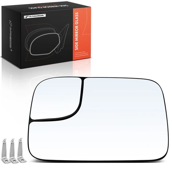 Driver Mirror Glass with Manual Adjust for Dodge Ram 1500 Ram 2500