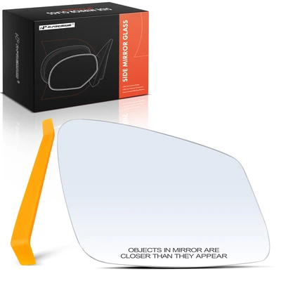 Passenger Mirror Glass with Power Mirror Adjust