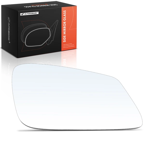 Passenger Mirror Glass with Power Adjust for BMW 528i 10-16 740Li Alpina B7