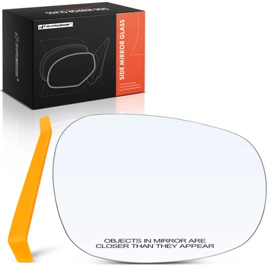 Passenger Mirror Glass with Power Mirror Adjust