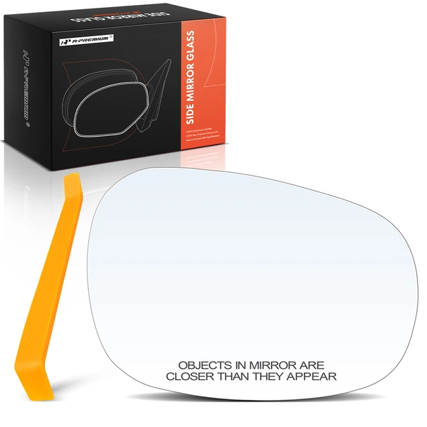 Passenger Blue Mirror Glass with Power Mirror Adjust for BMW 125i 128i 320i 328i xDrive 335i