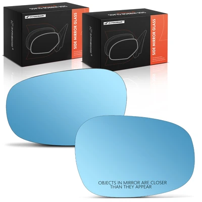 2 Pcs Blue Mirror Glass with Power Adjust