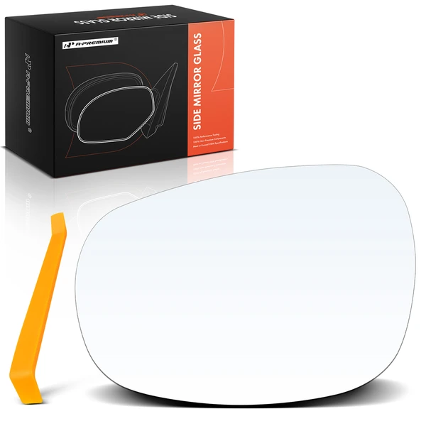 Driver Blue Mirror Glass with Power Mirror Adjust for 2009-2013 BMW 328i