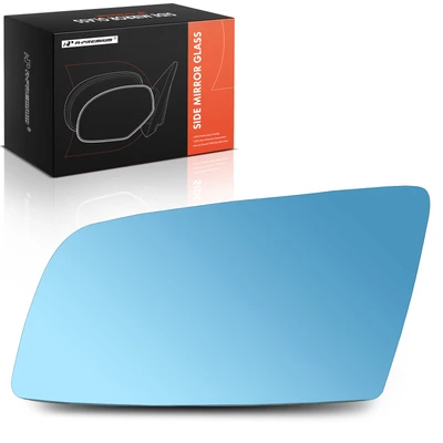 Driver Blue Mirror Glass with Power Adjust