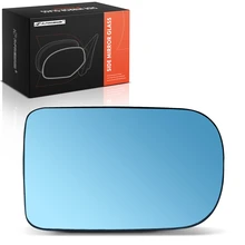Passenger Blue Mirror Glass with Power Adjust for 1995-2001 BMW 750iL