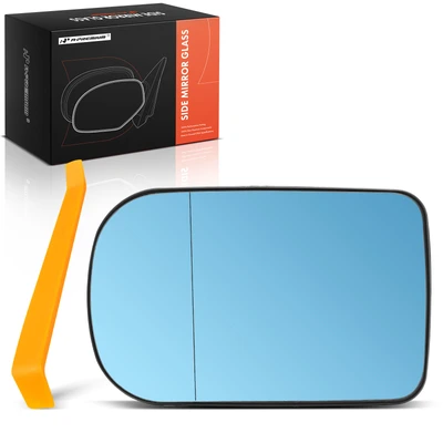 Driver Blue Mirror Glass with Power Adjust