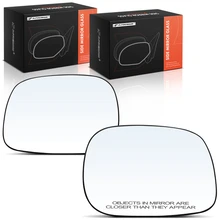 2 Pcs Mirror Glass with Manual Adjust for 2005-2009 Dodge Ram 2500