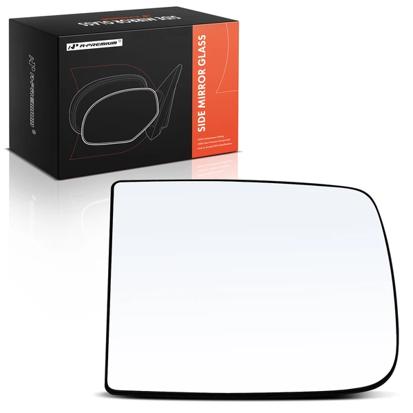 Driver Upper Mirror Glass with Manual Adjust Glass for 2019-2022 Ram 1500