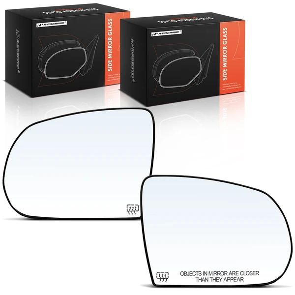 2 Pcs Mirror Glass Heated with Power Adjustment for Jeep KL Cherokee 2014-2023