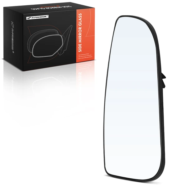 Passenger Lower Mirror Glass with Manual Glass Adjust for 2019-2022 Ram 5500