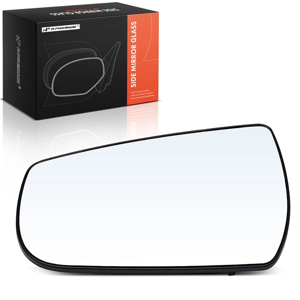 Driver Mirror Glass with Power Adjust for Chevrolet Malibu 2013-2015