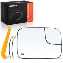 Passenger Mirror Glass with Power Mirror Adjust