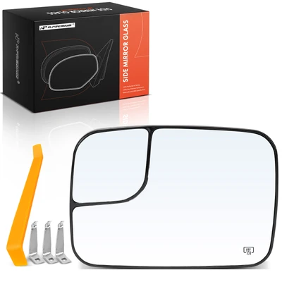 Front Driver Mirror Glass with Heated