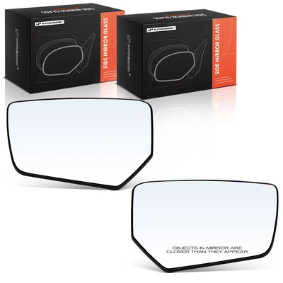 2 Pcs Mirror Glass with Backing Plate