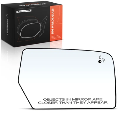 Passenger Mirror Glass Heated with Blind Spot