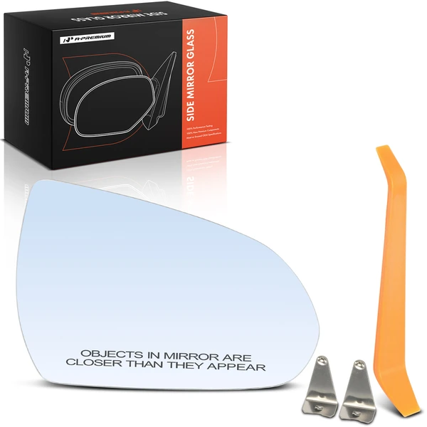 Passenger Power Mirror Glass with Heated for Hyundai Elantra 2017-2020 Sedan