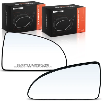 2 Pcs Front Mirror Glass with Manual Adjust