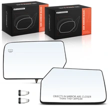 2 Pcs Mirror Glass Heated with Power Adjust for 2007-2011 Lincoln Navigator