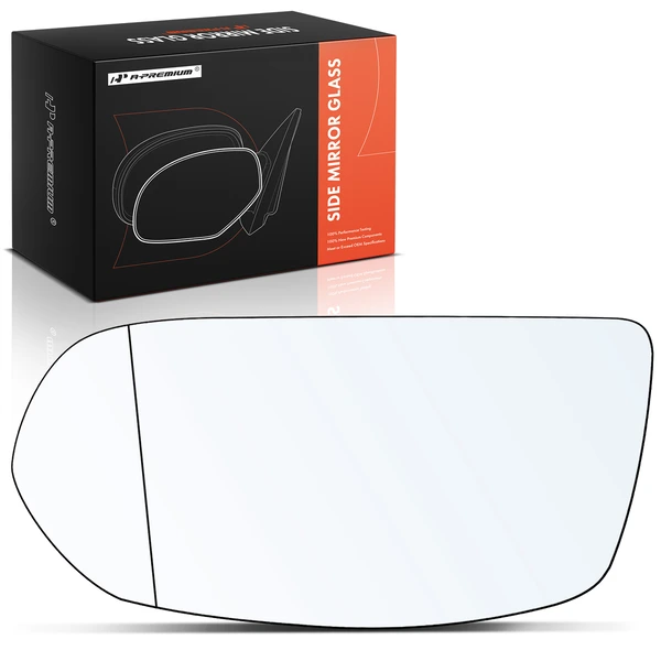 Driver Mirror Glass with Power Adjust for Honda CR-V 2012-2016