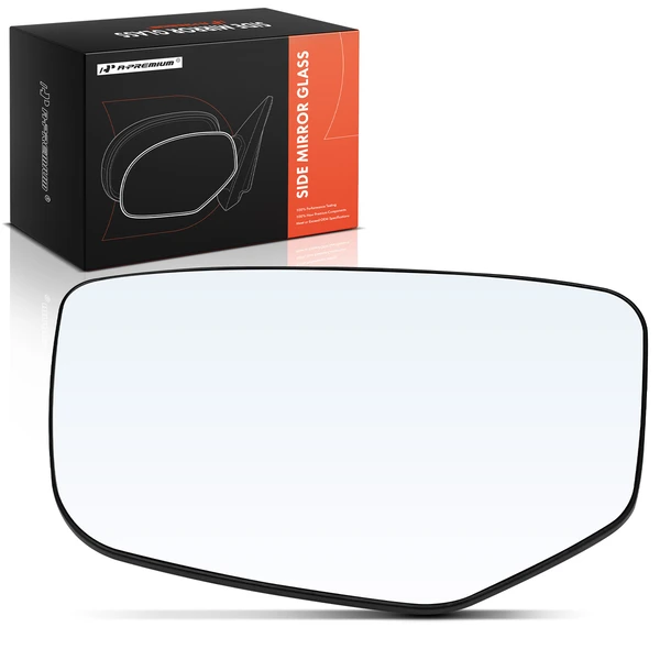 Driver Mirror Glass with Power Adjust for Honda Accord 2008-2012