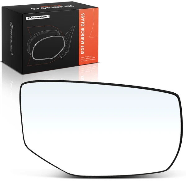 Passenger Mirror Glass with Manual Adjust for Honda Accord 2013-2017