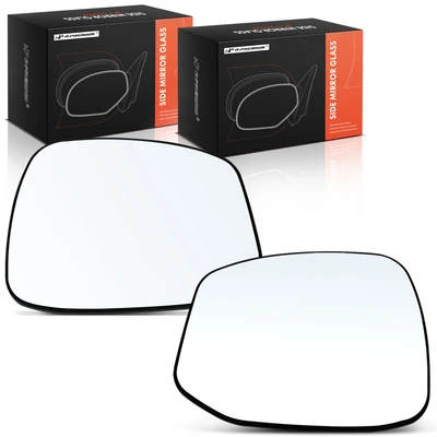 2 Pcs Front Mirror Glass with Manual Adjust