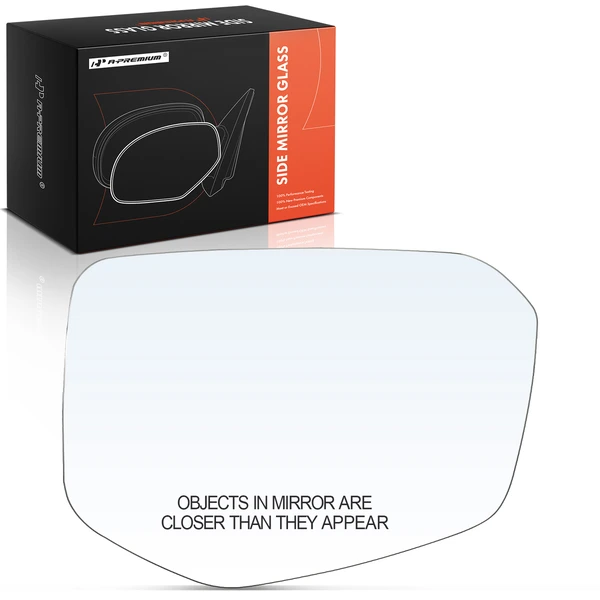 Passenger Mirror Glass with Power Adjust for Honda Civic 16-21 1.5L 2.0L