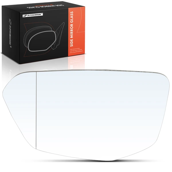 A-Premium APMGS470 Mirror Glass Left Driver Side