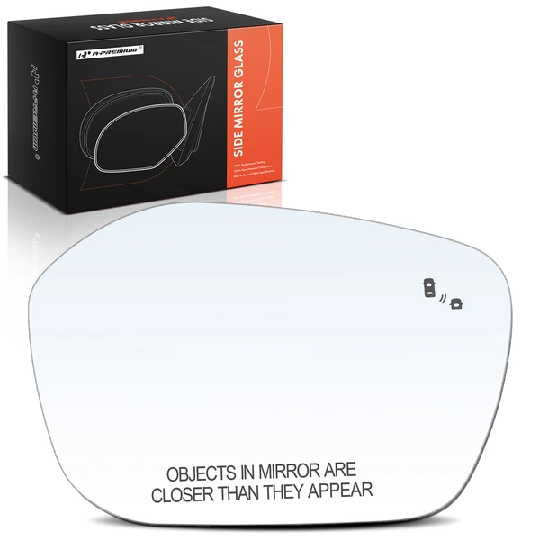 Passenger Mirror Glass with Heated & Blind Spot for 2022-2023 Honda Civic