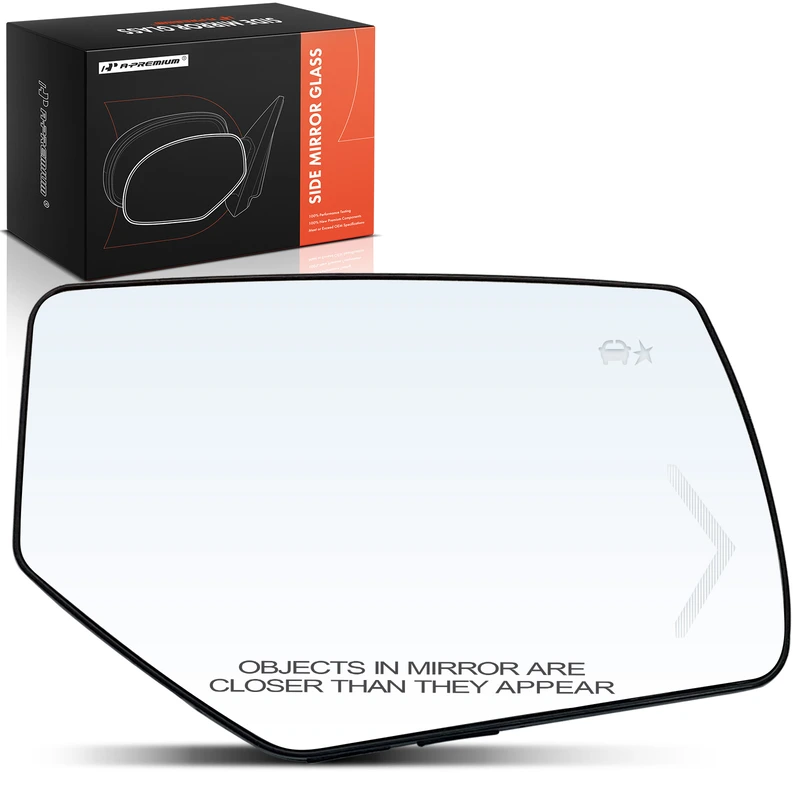 Passenger Mirror Glass with Power Adjust for 2015-2020 GMC Yukon