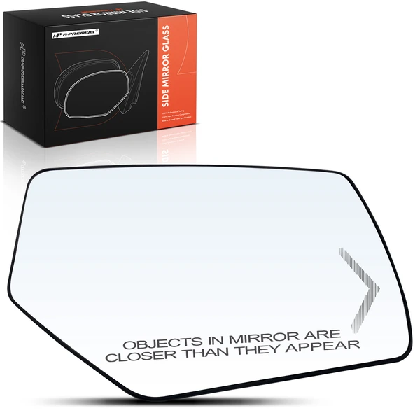 Passenger Mirror Glass with Power Adjust for Chevrolet Tahoe Suburban GMC Yukon